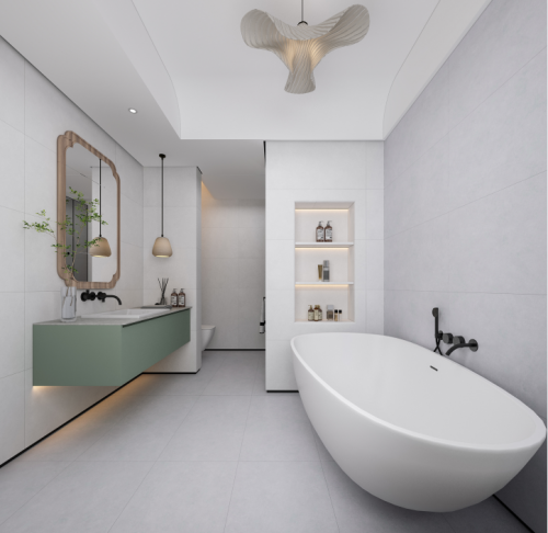 装修干货|卫生间没窗怎么装？卡诺尔瓷砖教你几招！